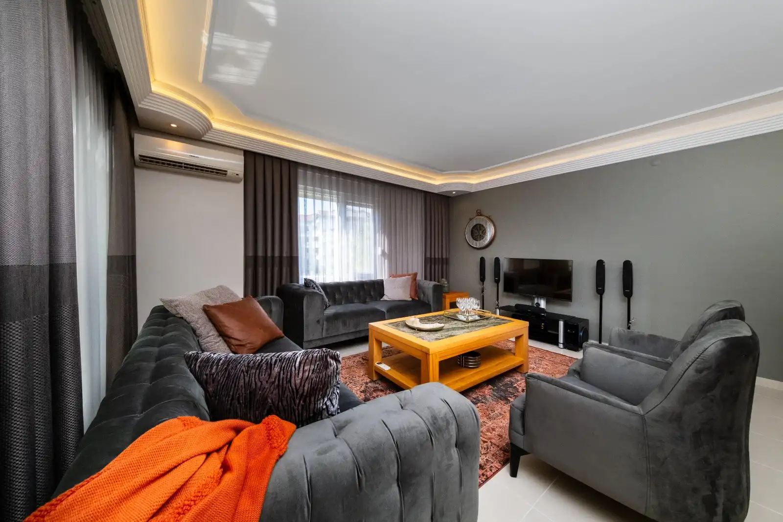 Изображение Стильная квартира 3+1 в престижном районе Оба