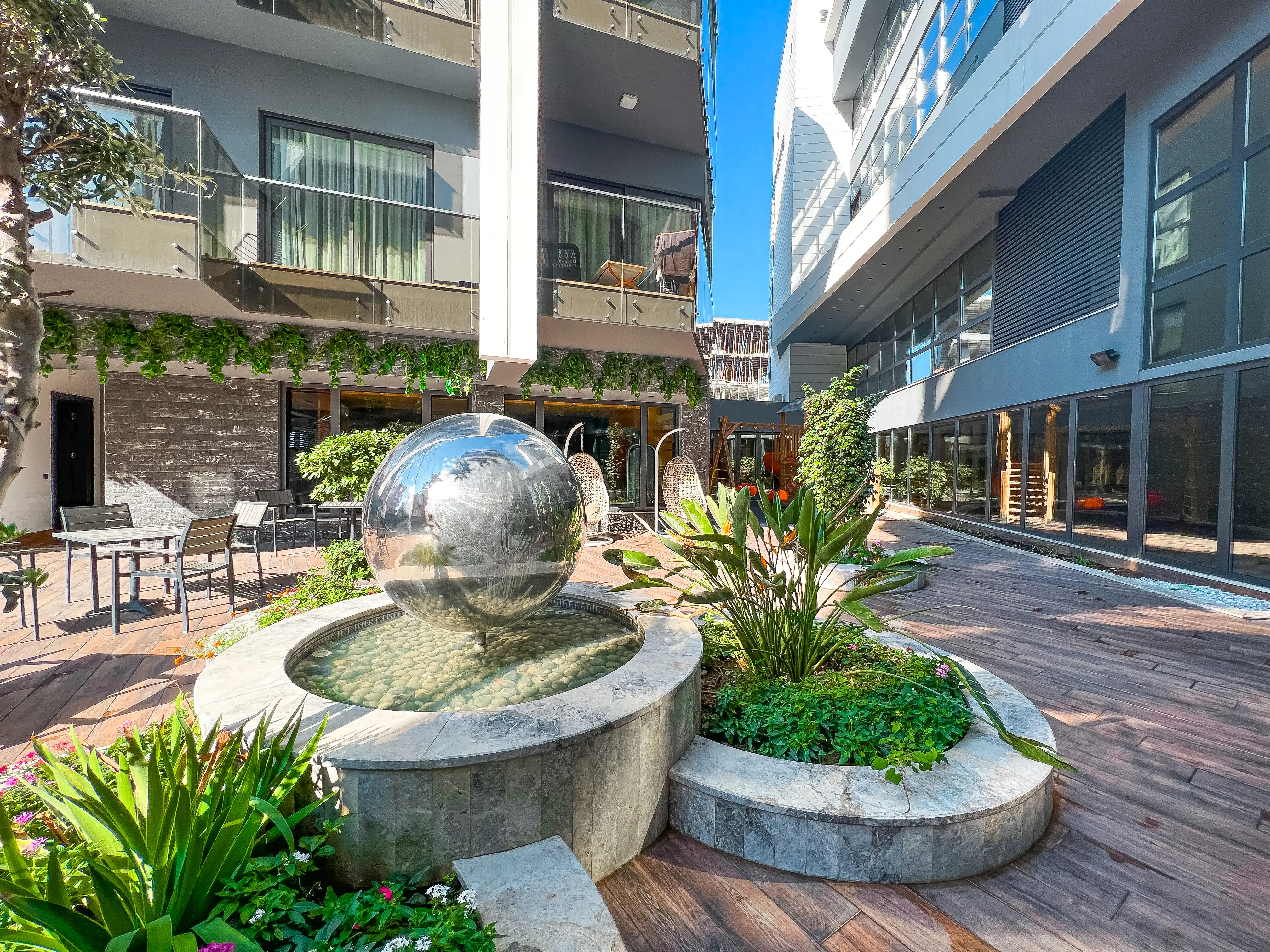 Изображение Шикарная квартира 1+1 с мебелью в престижном комплексе Клеопатры, Аланья