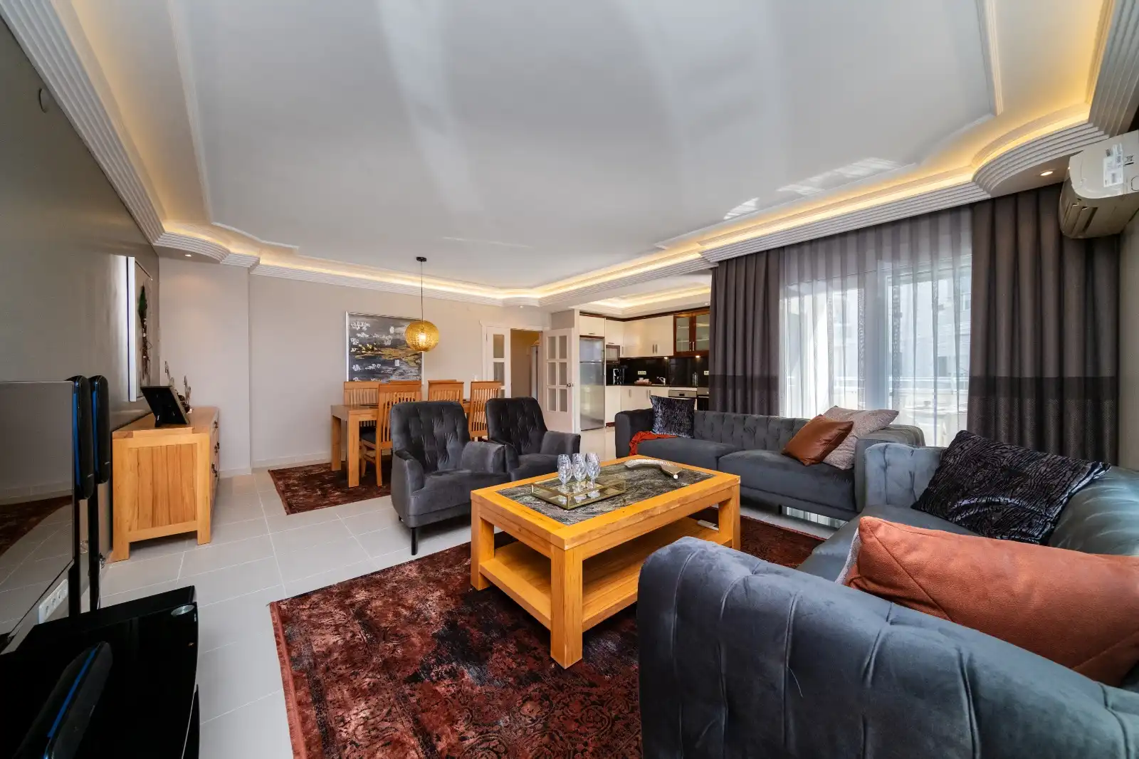 Изображение Стильная квартира 3+1 в престижном районе Оба