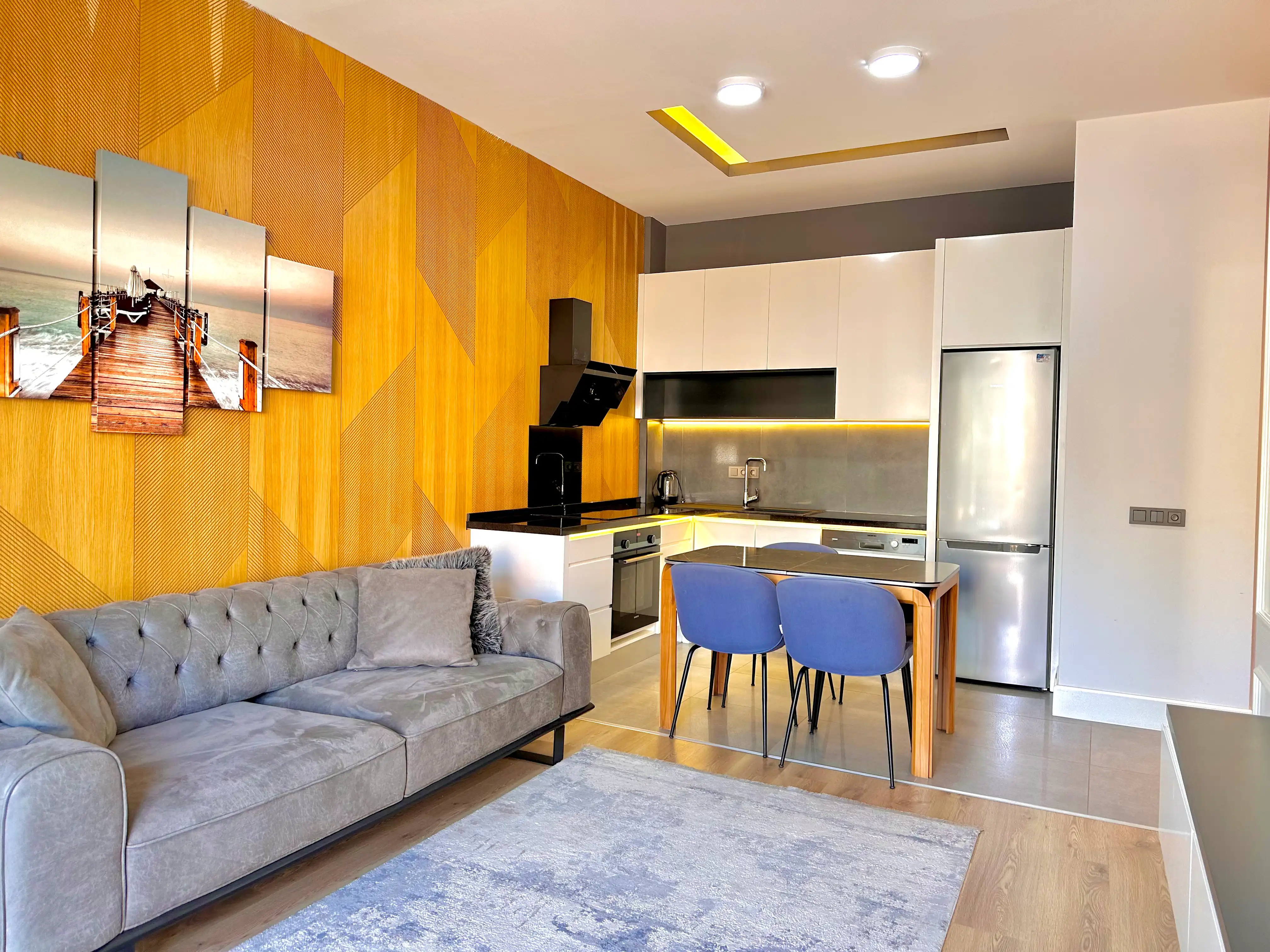 Изображение Шикарная квартира 1+1 с мебелью в престижном комплексе Клеопатры, Аланья