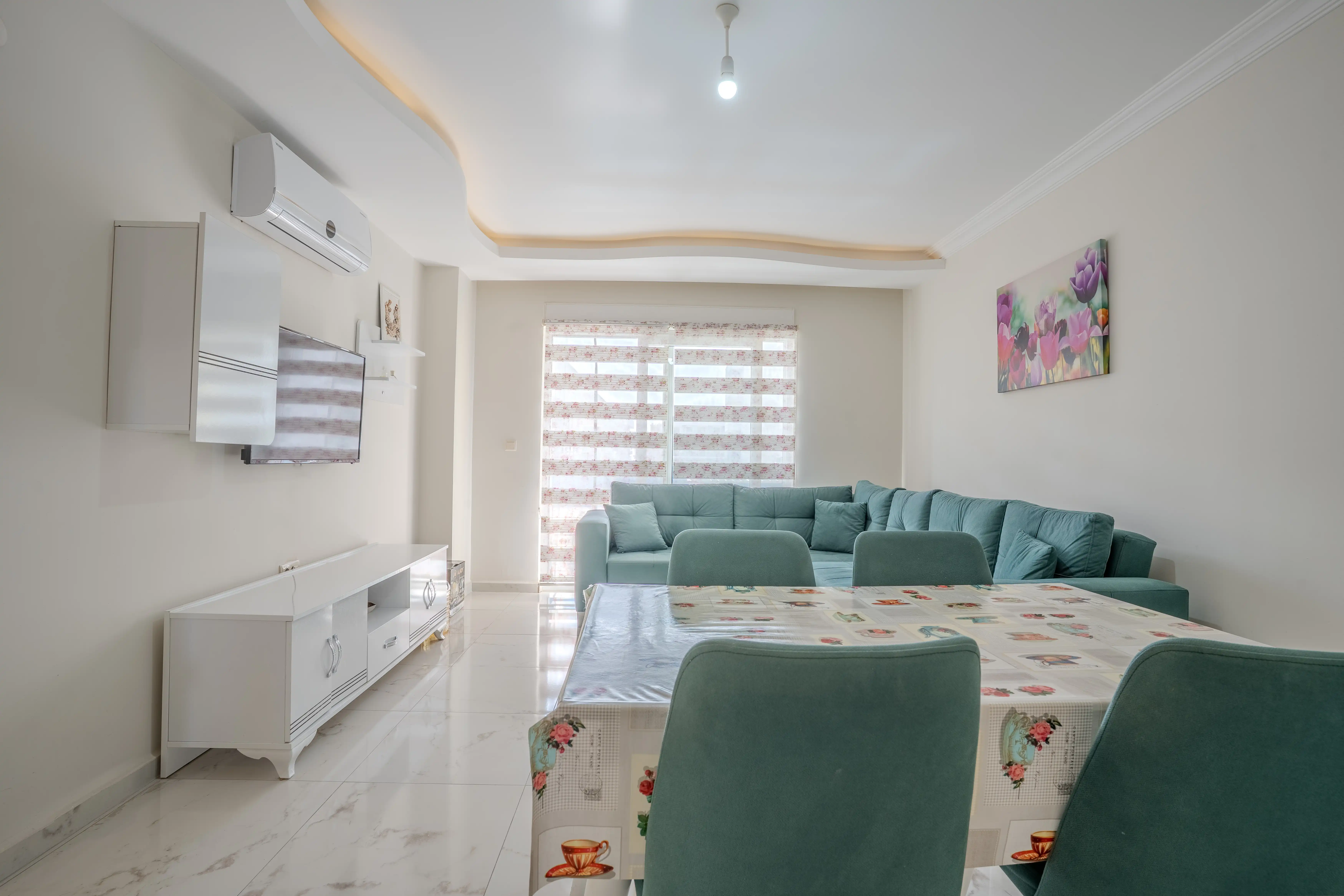 Изображение Готовая к заселению квартира 1+1 с мебелью в районе Махмутлар