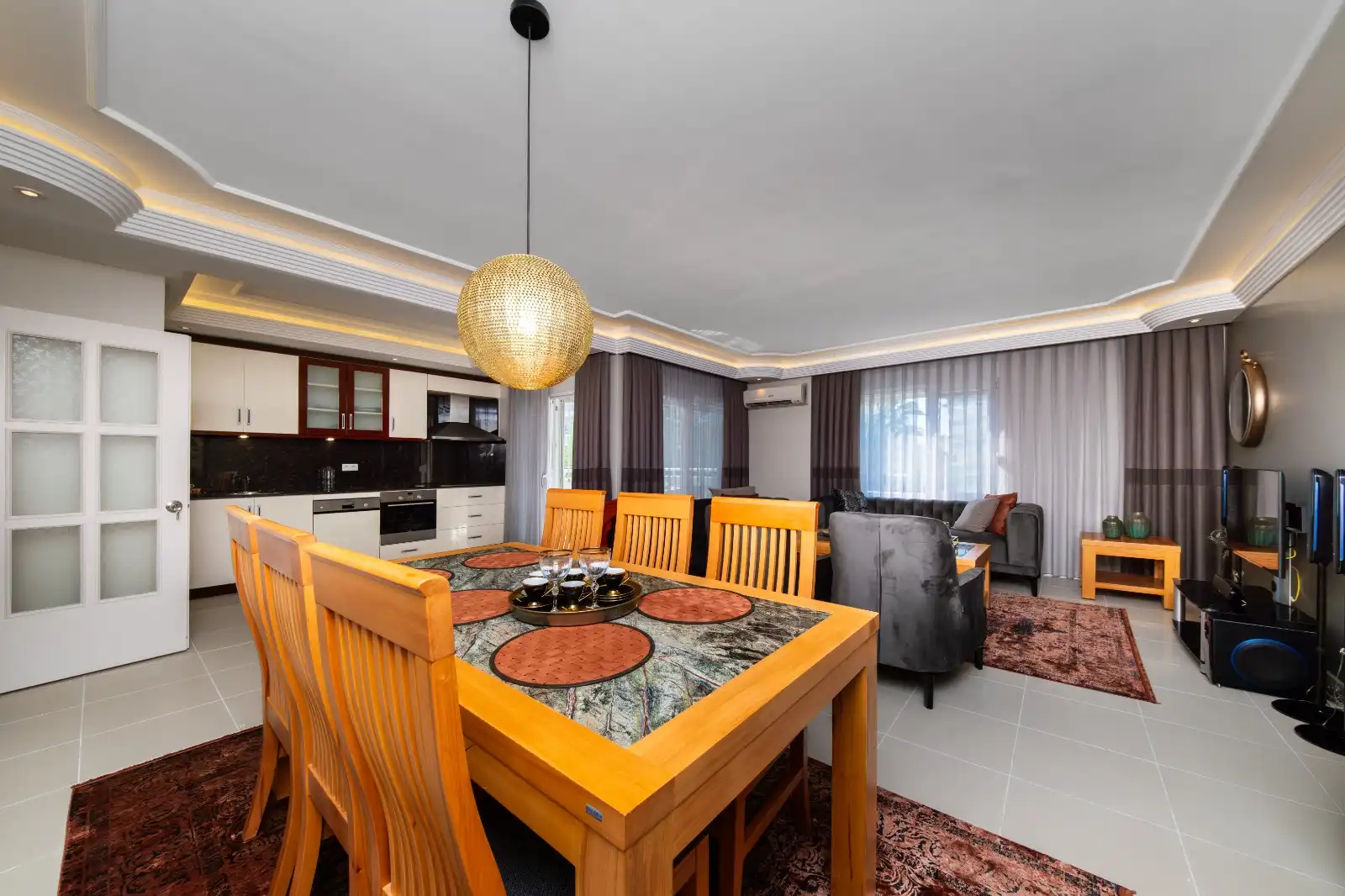 Изображение Стильная квартира 3+1 в престижном районе Оба