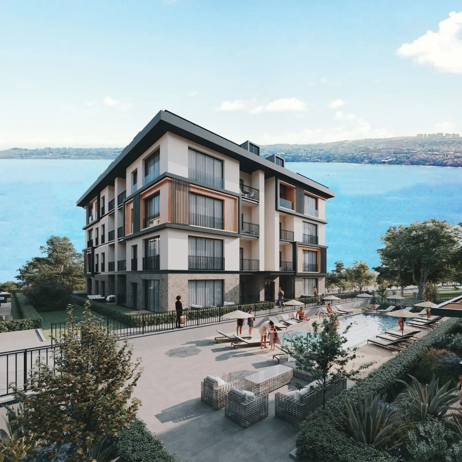 Изображение Апартаменты разных планировок с великолепным видом на Мраморное море