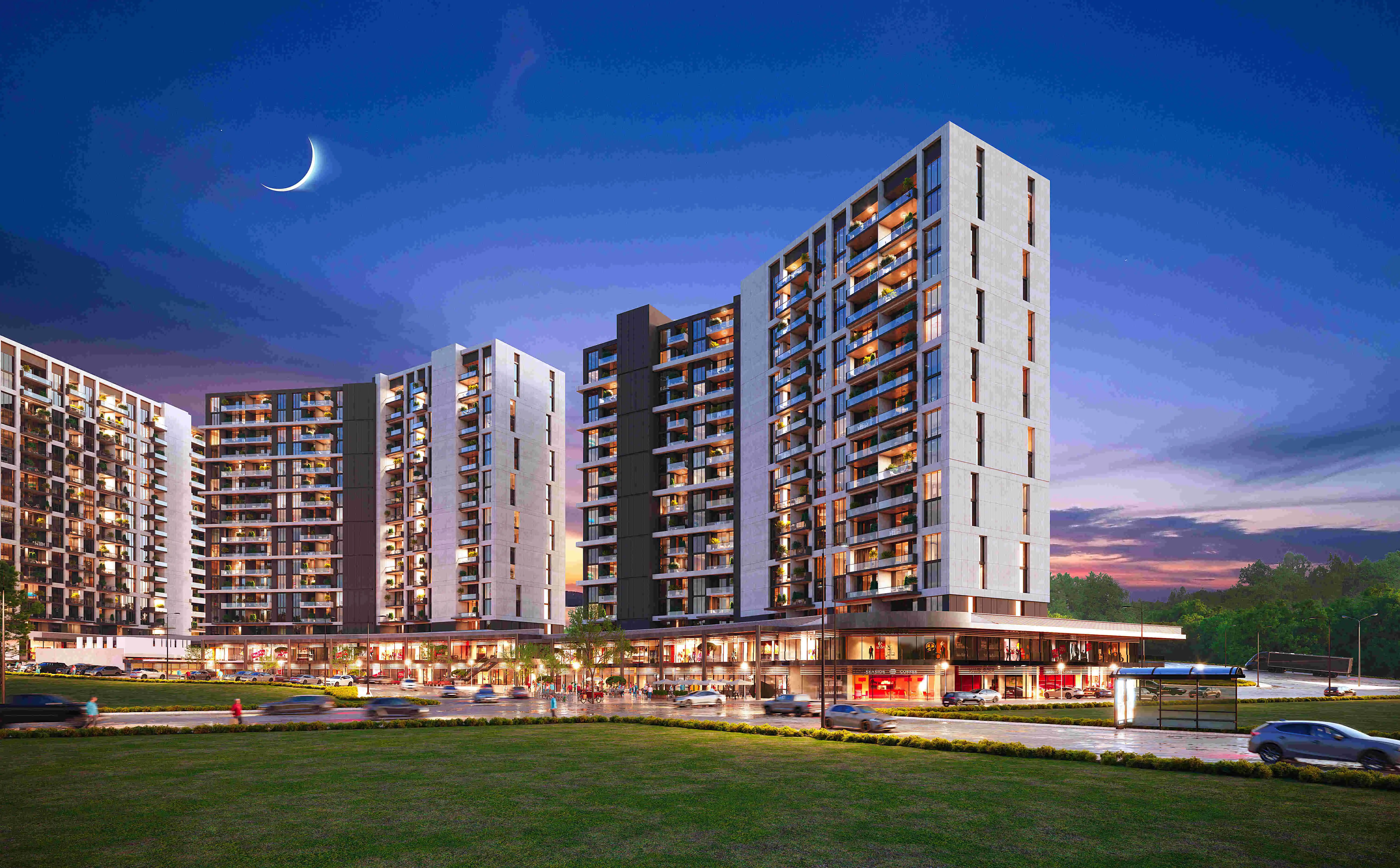 Изображение Квартиры 2+1 и 3+1 в жилом комплексе Luna Dragos